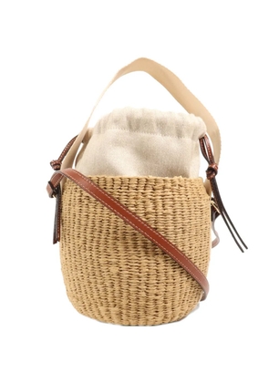 Chloé Pre-Owned Woody bucket bag - Neutrals