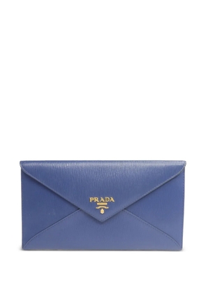 Prada Pre-Owned envelope leather wallet - Blue