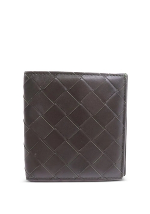Bottega Veneta Pre-Owned Intrecciato bifold wallet - Green