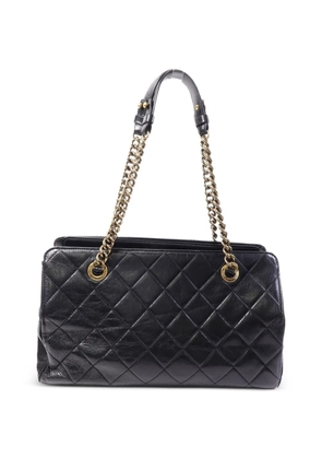CHANEL Pre-Owned CC turn-lock quilted shoulder bag - Black