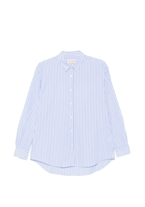 MC2 Saint Barth x Peanuts Brigitte striped Snoopy-print shirt - Blue