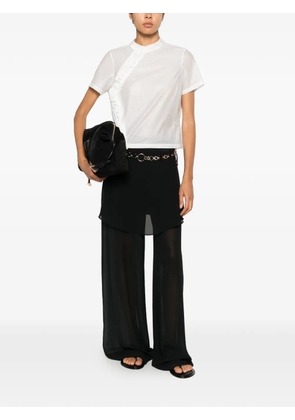 Paloma Wool Gaspar ruffle-trimmed short-sleeve blouse - White
