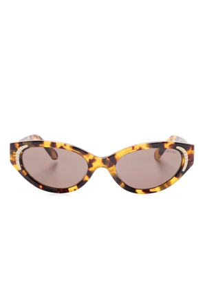 Swarovski Eyewear tortoiseshell-effect sunglasses - Brown