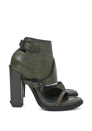 Pre-Owned Alexander Wang buckle detail sandals - Green