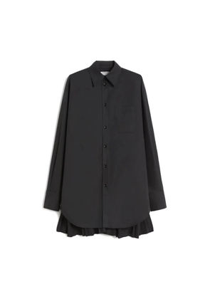 Sportmax plissé-pleated shirt - Black