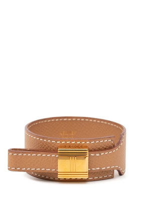 Hermès Pre-Owned 2000-2010 Epsom Artemis Bracelet costume bracelet - Brown