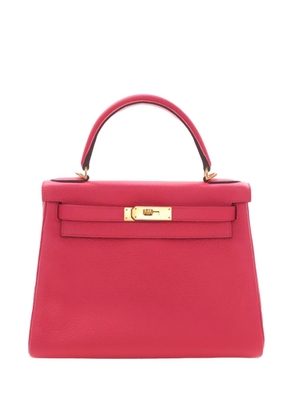 Hermès Pre-Owned 2019 Taurillon Clemence Kelly II Retourne 28 satchel - Pink