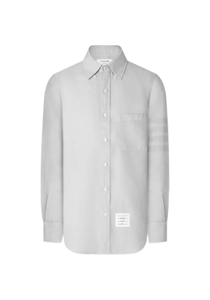 Thom Browne 4-Bar linen shirt - Grey