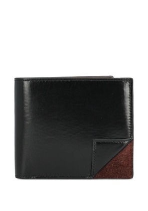 LOEWE Switch contrast-panel bifold wallet - Black