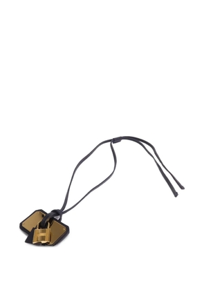 Hermès Pre-Owned 2019 O'Kelly padlock pendant necklace - Gold