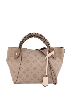 Louis Vuitton Pre-Owned 2019 Monogram Mahina Braided Hina PM satchel - Brown