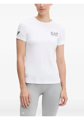 Ea7 Emporio Armani logo-print T-shirt - White