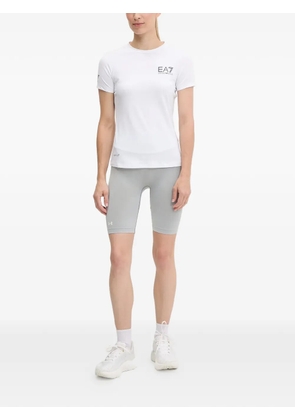 Ea7 Emporio Armani logo-print T-shirt - White