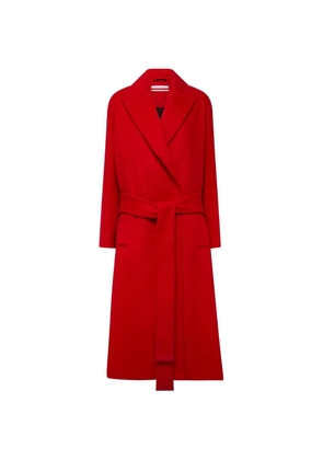 Another Tomorrow oversized cashmere wrap coat - Red