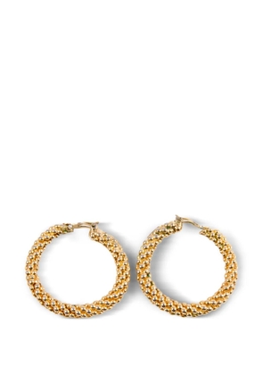 Saint Laurent Pre-Owned 1980s hoop clip-on earrings - Gold