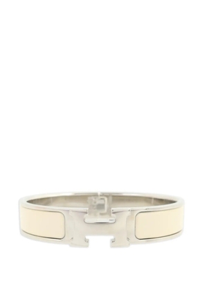 Hermès Pre-Owned Clic H enamel bracelet - Silver