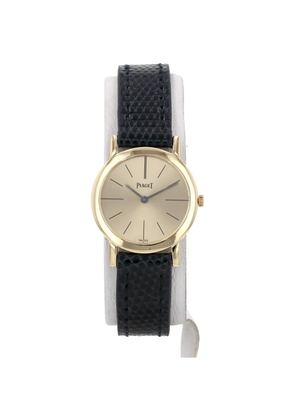 Piaget x Hermès 1970's logo-detail 24mm watch - Gold