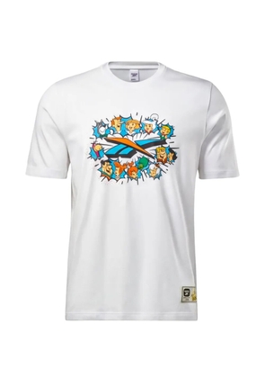 Reebok x The Flintstones x The Jetsons logo-print T-shirt - White