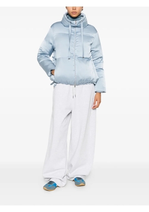 Herno quilted high-neck zip-up jacket - Blue