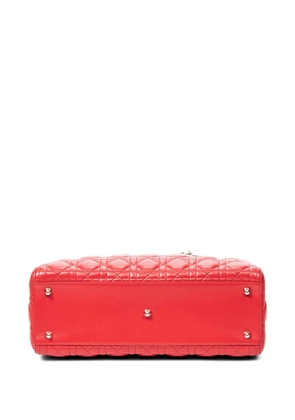 Christian Dior Pre-Owned Lady Dior Cannage shoulder bag - Red