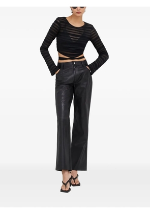 Résumé textured trousers - Black