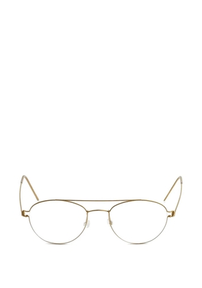 Lindberg Christoffer double-bridge glasses frames - Gold