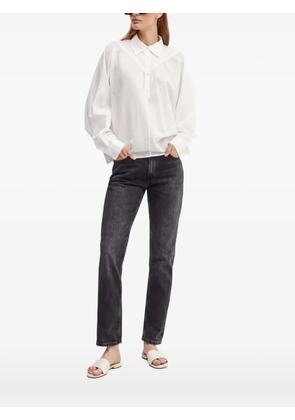 Sisley balloon-sleeves blouse - White