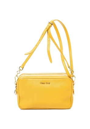 Miu Miu Pre-Owned Double Zip shoulder bag - Yellow