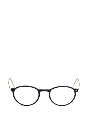 Lindberg round-frame titanium glasses - Blue