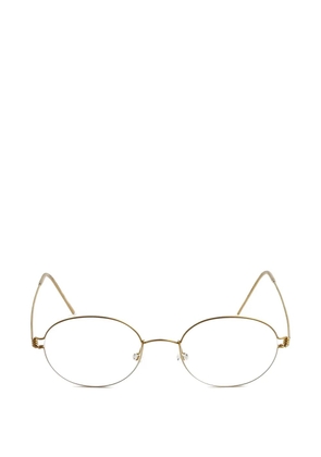 Lindberg Stefano round-frame glasses - Gold