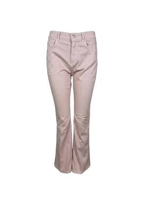 Seventy cropped flared trousers - Pink