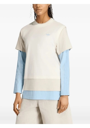 adidas layered loose-fit T-shirt - Neutrals
