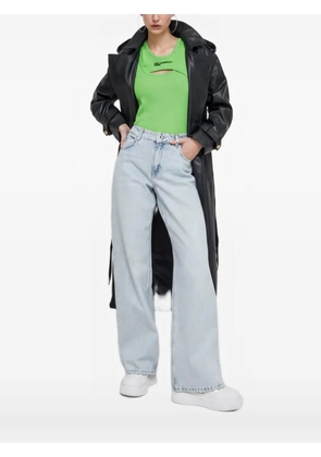 Karl Lagerfeld Jeans logo-embroidery tank top - Green