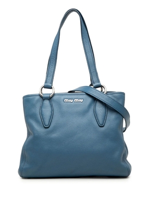 Miu Miu Pre-Owned 2010 Small Vitello Phenix satchel - Blue