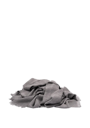 Brunello Cucinelli sequin-embellished frayed scarf - Grey