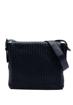 Bottega Veneta Pre-Owned 2010 Nappa Intrecciato Flap crossbody bag - Blue