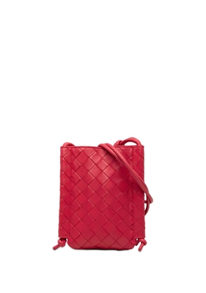 Bottega Veneta Pre-Owned 2021-2026 Mini Nappa Intrecciato The Knot crossbody bag - Pink