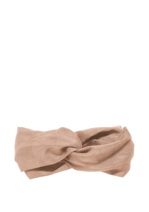 Jennifer Behr Jordan twisted headband - Neutrals