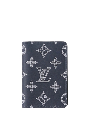 Louis Vuitton Pre-Owned 2000-2026 Monogram Shadow Pocket Organizer card holder - Blue