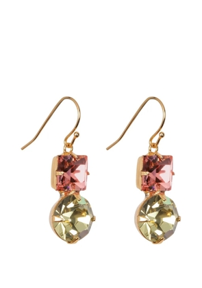 Jennifer Behr Kaiden crystal-embellished drop earrings - Gold