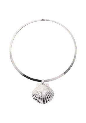 Jennifer Behr Dune shell-pendant necklace - Silver