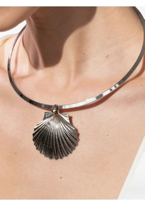 Jennifer Behr Dune shell-pendant necklace - Silver