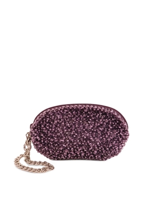 Anteprima woven chain-link clutch bag - Purple