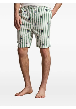 Polo Ralph Lauren Polo Bear striped shorts - White