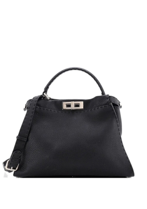 Fendi Pre-Owned Selleria Peekaboo Bag Leather Medium satchel - Black