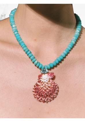Jennifer Behr Carmen shell-pendant necklace - Silver