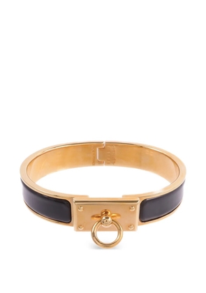 Hermès Pre-Owned Clic Anneau enamel bangle - Gold