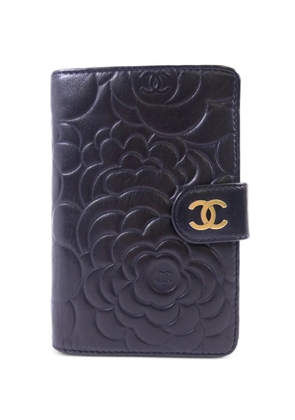 CHANEL Pre-Owned Camellia CC-logo wallet - Black