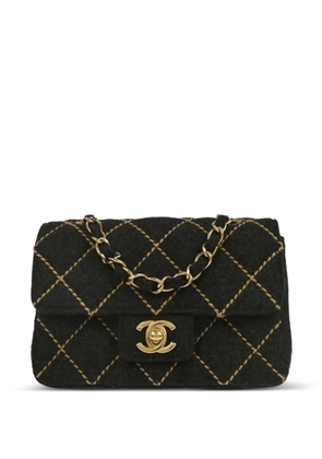 CHANEL Pre-Owned 2003 mini flap shoulder bag - Grey
