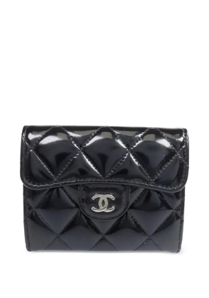CHANEL Pre-Owned CC diamond-quilted wallet - Black